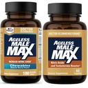 Agreless Mand Max nitrogenoxid Booster og Testosteron Booster for mænd