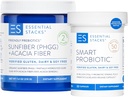Essential Stacks Fuel Your Gut Bundle: Smart Probiotic (30 ct) + Friendly Prebiotics (7.4 oz)