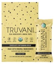 Truvani Plant Based Snack Bars 124; Chokolade Chip Banana Brød 12 Pack Shup 124; 5g Protein Shup 124; USDA Organic and Vegan Shape 124; Den eneste Bar Shape 124; Dairy, Soy, og Gluten Free Shape 124; Individuelt indpakket