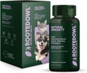 Rooted Owl Natural Immunity - Kat og hund immunforsvar - Triple Mushroom supplement til hunde og katte med Reishi, Shiitake og Maitake Mushrooms - 60 / kt Veganske kapsler