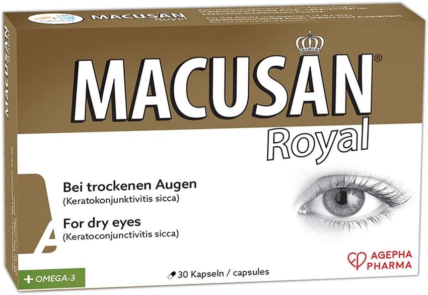 Royal Dry Eye Tablets against 124; piller til sund Macula af øjne