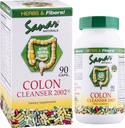 Sanar Naturals Colon Cleanser 2002 - Fiber Supplement, Weight Management Detox og Gut Sundhed for kvinder og mænd - GLP-1 Support - Psyllium Husk Powder, Cascara Sagrada, 90 Kapsler