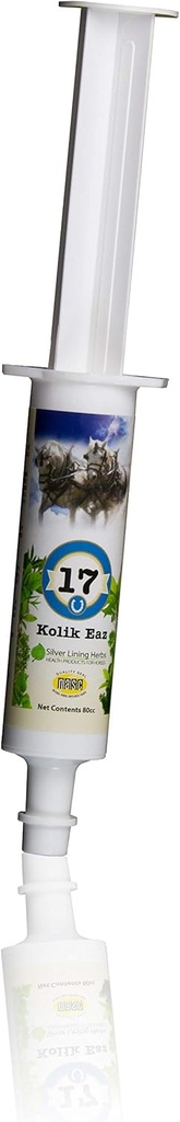 Sølv Lining Urts Colic Eaz - Relief of Horse Colic and Bad Digutestablishs124; Forbedring Horse Gut Health og en tilbagevenden til en normal Gastrointestinal Tract - 80cc Paste