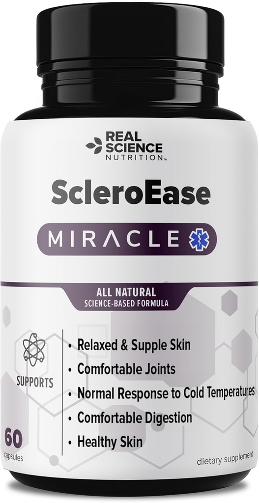 ScleroEase Miracle tilbyder Relief til syge af Scleroderma, Support Fleksibel & Supple Skin, Komfortabel fælles bevægelse, Komfortabel fordøjelse, og sund hud