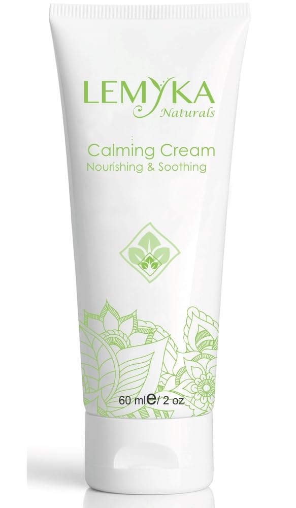 LEMYKA Natural Eczema Cream med Ceramider, Itch og Redness Relief for Atopic Dermatitis, Psoriasis, Hives, Organic Healing Salve Langvarig Moisturizer, Paraben- fri, Fragrance- fri, 2oz