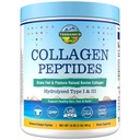 Terranics Hydrolyzed Collagen Peptider Powder, Grass Fed & Pasture Raised Bovine, Type I & III Collagen for Kvinder, Ingen Sukker, Ingen Hormoner, Keto, Skønhed Support, Easy Mixing, Unflavored, 16oz