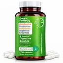 En dosis af fordøjelsesmæssig Balance- Gut Health Supplement- USDA- Kombucha, 7 Probiotiske Strops og Prebiotika til Microbiome- fordøjelsesenzymer til Digestion- Bloating Relief for kvinder og mænd