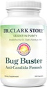 Dr. Clark Store Bug Buster Anti- Candida Formel - 620mg, 100 kapsler, Understøtter Candida Detox & fordøjelsessygdomme
