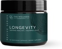 The Wellness Company Longevity - Mitochondria Effektivitet, DNA Reparation, Cellulær Senescense - NR, Lipsomal Glutathione, Resveratrol, Bifidobacterium 15B CFU