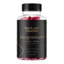 Black Girl Vitaminer - Magnesium Gummies, til søvn, immunitet, og benstøtte. Magnesiumcitrat Supplement med (100 mg) per servering, Glutenfri (blandet berry). 60ct