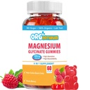 Magnesium Glycinat Gummies 500 mg med L- Threonat, D-vitamin, B6, Kalium & CoQ10
