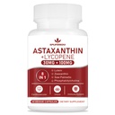 Astaxanthin og Lycopene 70mg, Astaxanthin supplement med Phosphatidylcholin, Lutein og Zeaxanthin, stærke antioxidanter supplement støtte til hud, øje og fælles sundhed (60 kapsler)