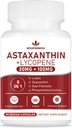 Astaxanthin og Lycopene 70mg, Astaxanthin supplement med Phosphatidylcholin, Lutein og Zeaxanthin, stærke antioxidanter supplement støtte til hud, øje og fælles sundhed (60 kapsler)