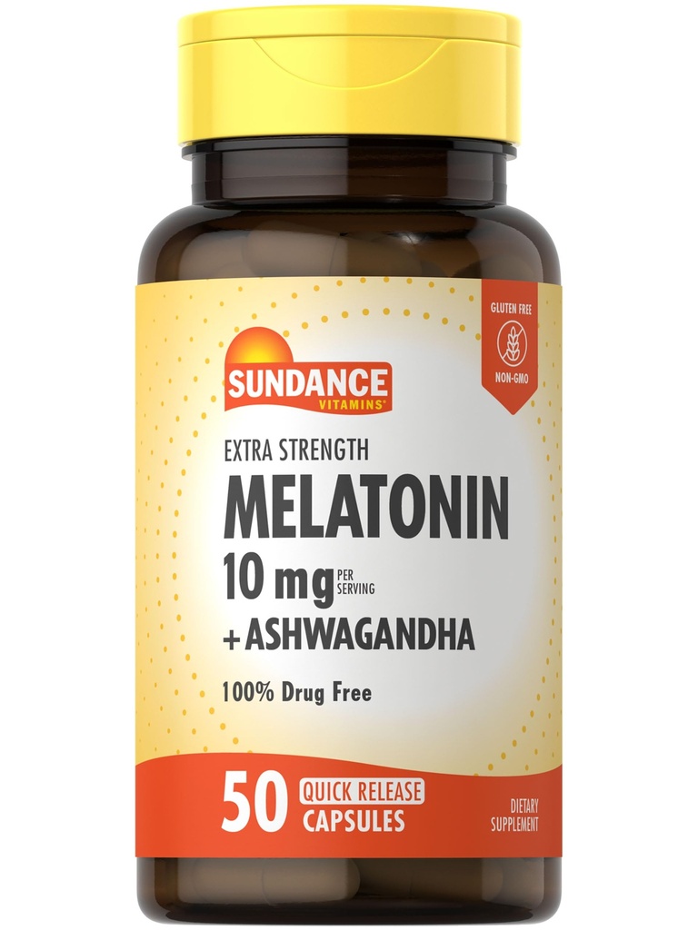 Sundance Melatonin 10mg med Ashwagandha