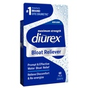 Diurex Bloat Reliever- 124; Relieve Water Bloat, Puffiness, Hævelse & Fatium- 124; Re- Energize - 124; Maksimal styrke - 124; 60 Greve