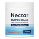 Nectar Sugar Free Electrolytes Powder - Organic Fruit No Sugar or Calories - Hydration Powder for Dehydration Relief and Rapid Rehydration - Keto og Paleo (Orange 40 Serving Tub)