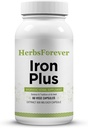 Herbseverly Iron Plus kapsler supplement fremmer jern niveau 60 kapsler