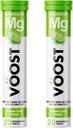 VOOST, Magnesium, Understøtter Bone Sundhed og Muskel Sundhed, Effervescent Vitamin drikke Tablet, Ingen sukker + lav kalorie Vitamin Supplement Blend, Lemon Lime Flavor, 40 Tæl