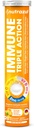 Nutrazul immun Triple Action Effervescent Tablet - 1000 mg C-vitamin, D-vitamin, Zink I Orange 20 's I Gluten Free, Sugar Free, Lactose Free & Preservative Free I Beholder immunfunktion