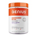 Genius BCAA Powder - 5g Vegan BCAAs L- Glutamin, Cognizin & Rhodiola Muscle Recovery Energy Support 100mg Coffein Pre, Intra, Post- Workout Nootrop Supplement for Focus & Performance - Grape Limeade