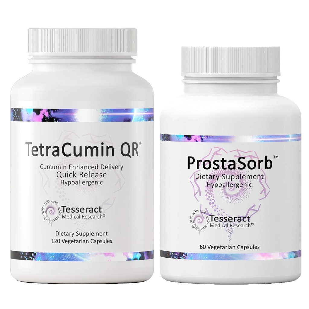 Mænds Advanced Prostrate and Repair Bundle, Gurkemeje Fælles Support & Saw Palmetto Prostata Supplement for mænd