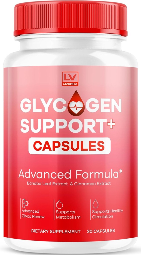 Glycogen Support Supplement Advanced Formel, Glycogen Support Kapsler, Glycogen Support Formel, Glycogen Support Support Anmeldelser, 30 Kapsler til 1 Måned