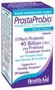 Prostabio Men 's Daily Probiotic - 10 Strops med Prebiotic, Pumpkin Seed, Saw Palmetto & Cranberry Budd124; 30 Once- Daily Vegetar Capsules for Prostate & Urinary Wellness Support