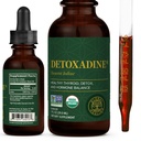 Global Healing Center - Detoxadine - Organic Nascent Liquid Jod Supplement Drops til Thyroid Support, Detox Cleanse, og Metabolisme - Non- GMO, Vegan, 200 Servere Jod Drops (1 Oz)