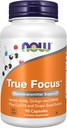 Now Foods Supplements, True Focus ™ med Aminosyrer, Ginkgo, DMAE + CoQ10 og Grape Seed Extract, 90 Veg Kapsler