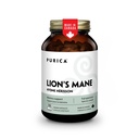 PURICA - Lions Mane Mikronised Mushrooms, 120 Veganske Kapsler 60- Day Supply - Promoves Cognitive Health - Non-GMO og Gluten- Free - Fokus og hukommelse support - Brain Health og forbedre fordøjelsen