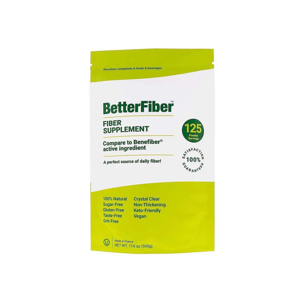 BetterFiber - Prebiotic Fiber Supplement [100% Generisk Ækvivalent af Leading Brand]