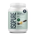 Isopure Plant- baseret protein pulver, Lactose fri, Gluten fri, Med jern, Vanilla, 20g Plant Protein Per Servering, 1,23 Lbs, 20 Servere