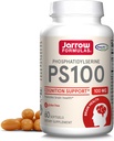 Jarrow Formulas PS100 Phosphatidylserin 100 mg, Kosttilskud til Hjerne Sundhed og Kognition Support, 60 Softgels, 20- 60 Day Supply