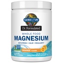 Garden of Life Dr. Formulated Whole Food Magnesium Complex Powder with Probiotics – Stress & Sleep Support, Non-GMO, Gluten-Free, Vegan, Orange Flavor, 40 Servings