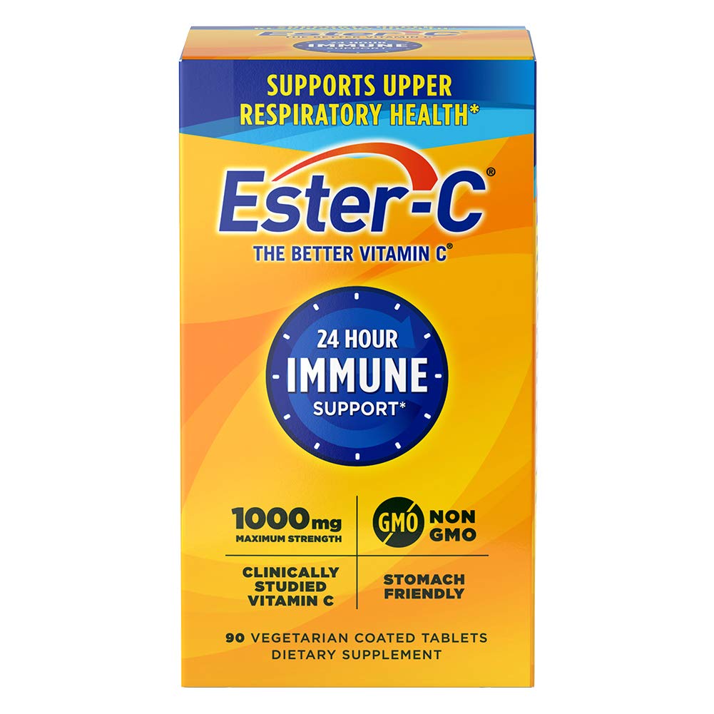 Ester- C vitamin C, 1000 mg, 90 overtrukne tabletter