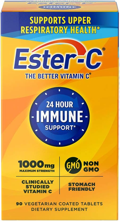 Ester- C vitamin C, 1000 mg, 90 overtrukne tabletter