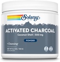 Solaray Aktiveret kokos Charcoal Powder 500 mg