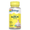Solaray Økologisk hvidløg piller - 560 mg Hvidløg Kosttilskud til hjerte sundhedsstøtte - USDA Økologiske hvidløg kapsler - Vegan - 60-Day Money- Tilbage Garanti - 100 Servere, 100 VegCaps