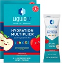 Liquid I.V. ® Hydration Multiplier ® + Kids - Crisp Red Apple Note 124; Electrolyte Powder Drink Mix MB 124; 2 Pack (16 Servere)