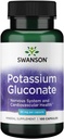 Swanson Kalium (Gluconat) 99 Milligram 100 Kapsler