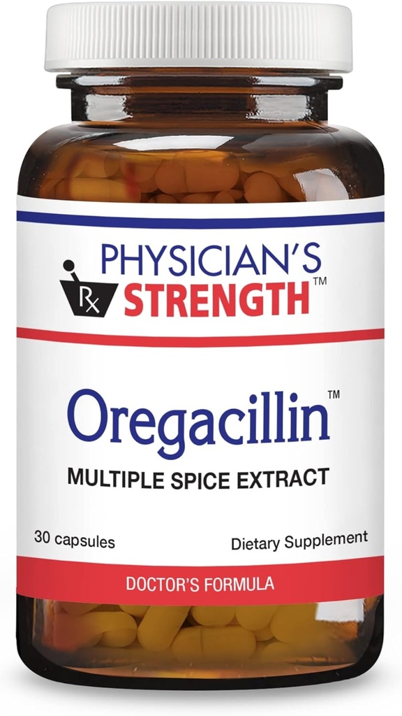 Lægens styrke Oregacillin - 30 kapsler - Multipel Spice Extract - Respiratory Health Support - 30 Servering