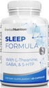 Urte Nutrition Sleep Support Support Sleep Formel er en Multi- Ingredient Sleep Supplement med Melatonin, GABA, L- Theanine, og mere, Sov som du er på Cloud 9! En 60 Ct flaske
