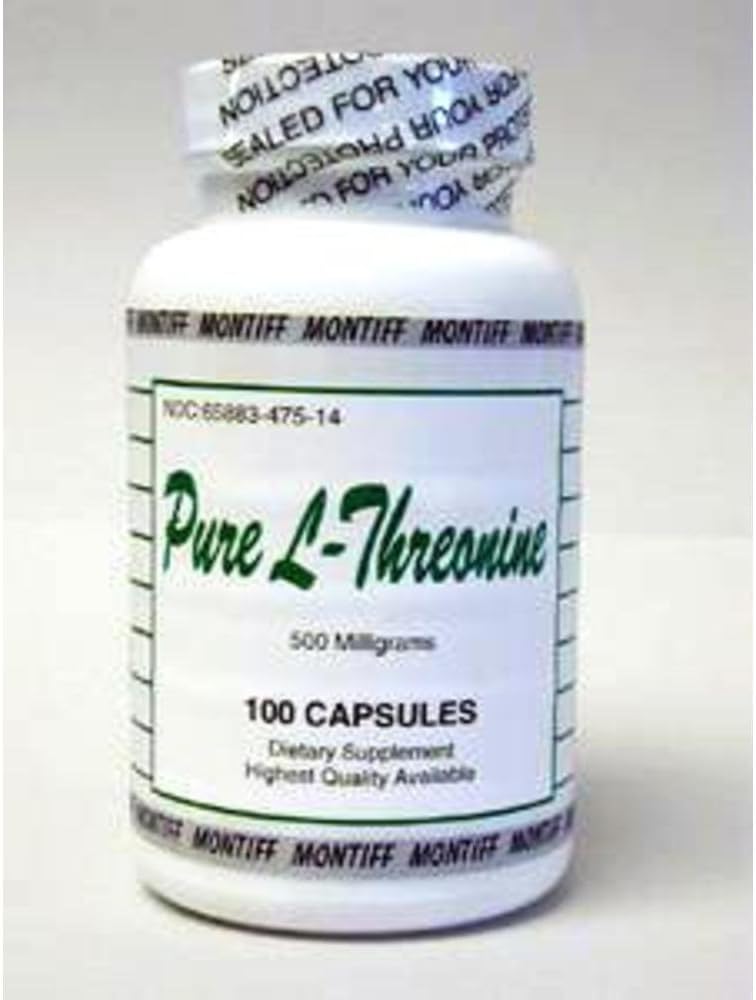 Pure L- Threonin 500 mg 100 kapsler
