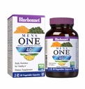 BlueBonnet Nutrition Mens' ONE 40+ Whole Food-Based Multiple, Men Multivitamin for Men 40+, Soy-Free, Non-GMO, Gluten Free, Kosher, 30 Vegetable Capsules, 30 Servings