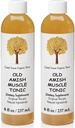 Caleb Treeze Old Amish Muscle Tonic 8 oz, Ben Cramp Relief, Foot Cramp Relief, Restless Legs, Muscle Cramp & Spasm Relief - Pakning med 2 stk.