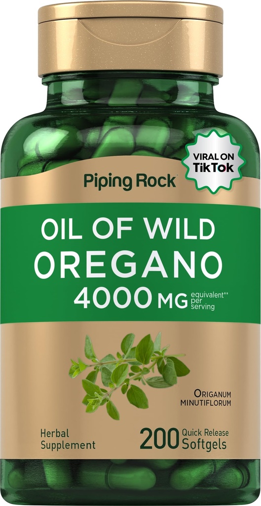 Piping Rock Oregano Oil Softgel Capsules Removal mg 124; 200 Pills Downloader 124; Herbal Extract Supplement 124; Wild Haravared Removal 124; Non- GMO, Gluten Free
