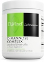 DAVINCI Labs D- Mannose Complex - Powder Drink Mix understøtter immunsystemet & Urinary Tract Health * - Brege Health Aid med Calcium, Cranberry Juice Powder & Prebiotic Fiber * - 30 Serveringer (168,57 g)
