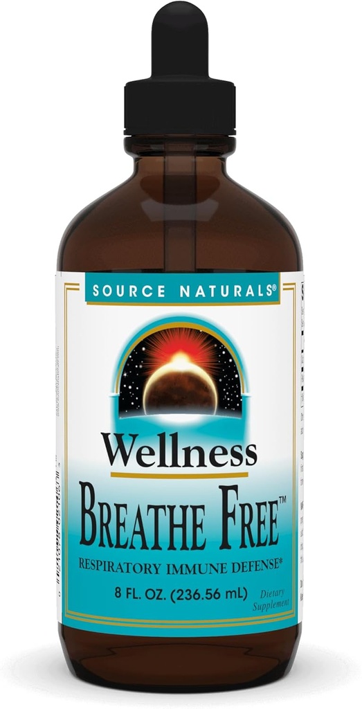 Kilde Naturals Wellness Breathe Free Respiratory Immunforsvar * - 8 Fluid oz