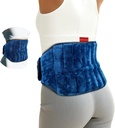 Comfytemp Mikrobølgeovn opvarmning Pad for Rygsmerter Relief, Perioder kramper, 2,5 LB Weables Microwavable varmelegemer, Fugtig varmebehandling for Sciatica, Waist Coccyx, Varm Compress Inddrivelse Få godt gave